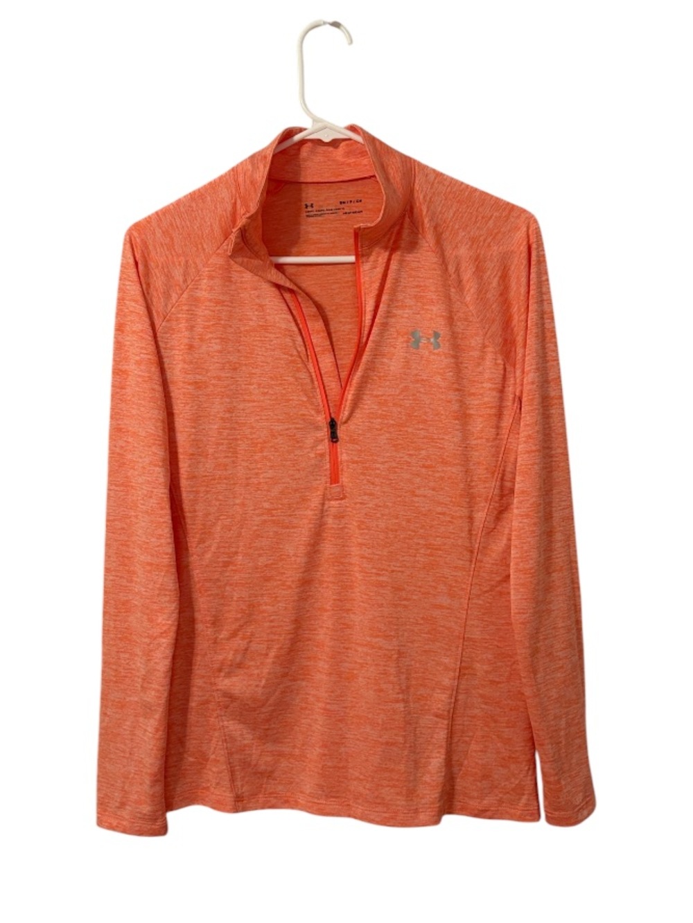 Under Armour Peach Half Zip Twist Athletic Jacket